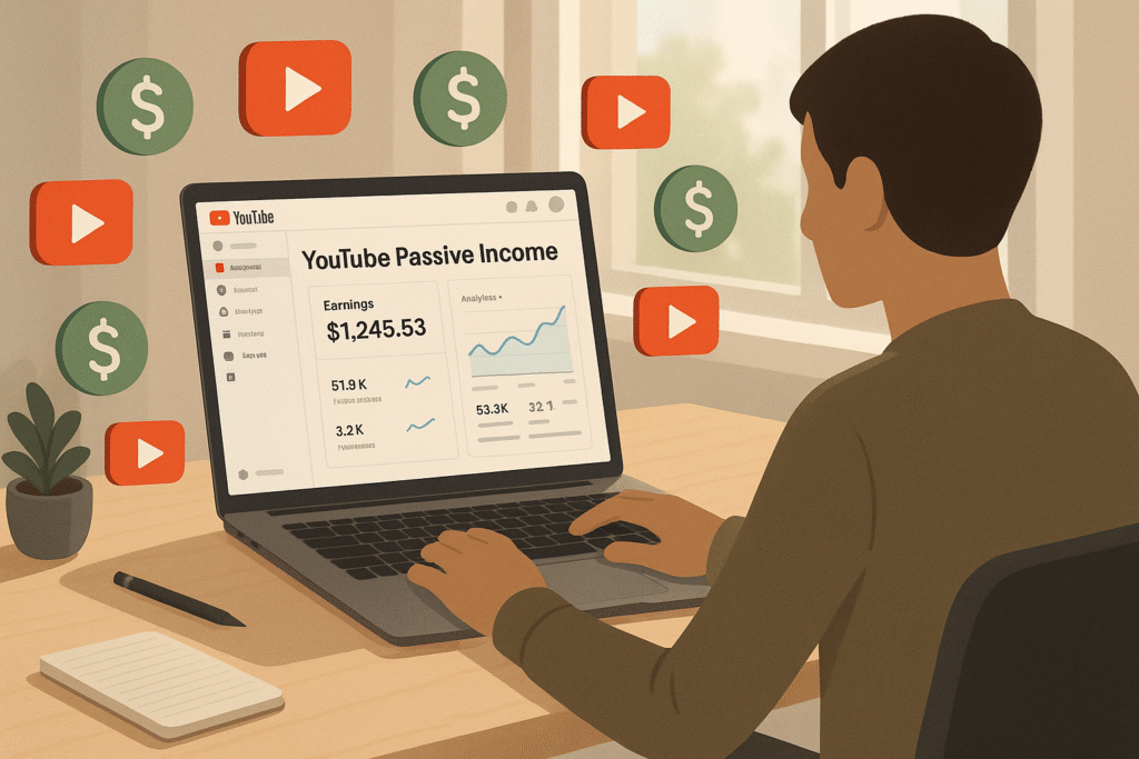 Passive Income From YouTube Without Showing Face (2025 Guide)