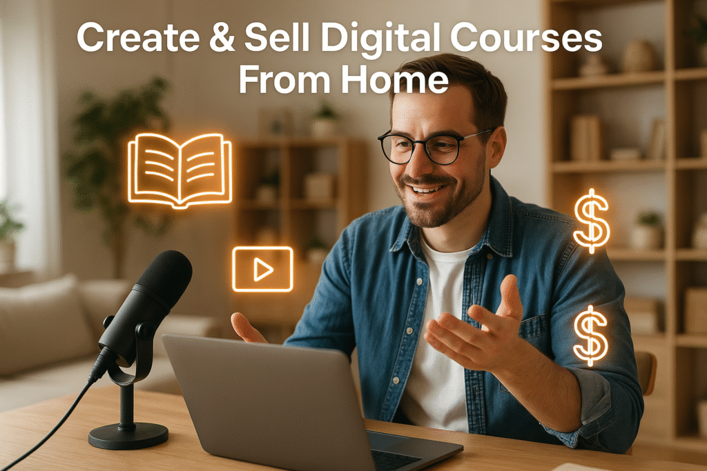 How to Create and Sell Digital Courses From Home
