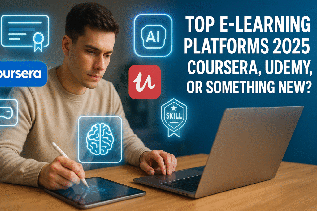 Top E-Learning Platforms in 2025: Coursera, Udemy, or Something New?